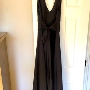 David’s Bridal Black bridesmaid dress
